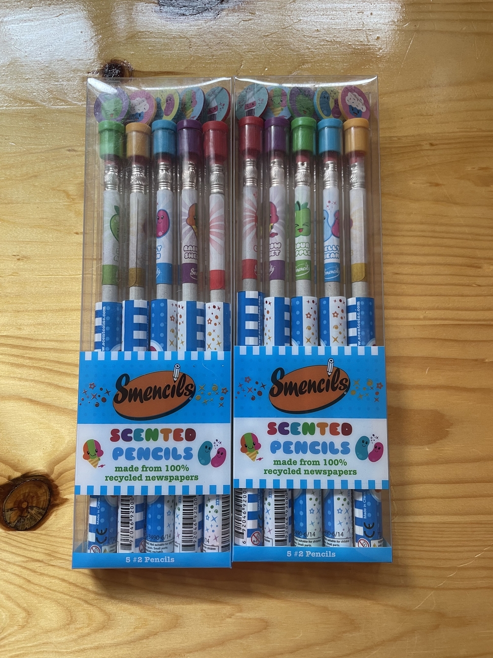 2 Pk- Smencils Scented Pencil Pack - #2 Pencils, Not Coloured
